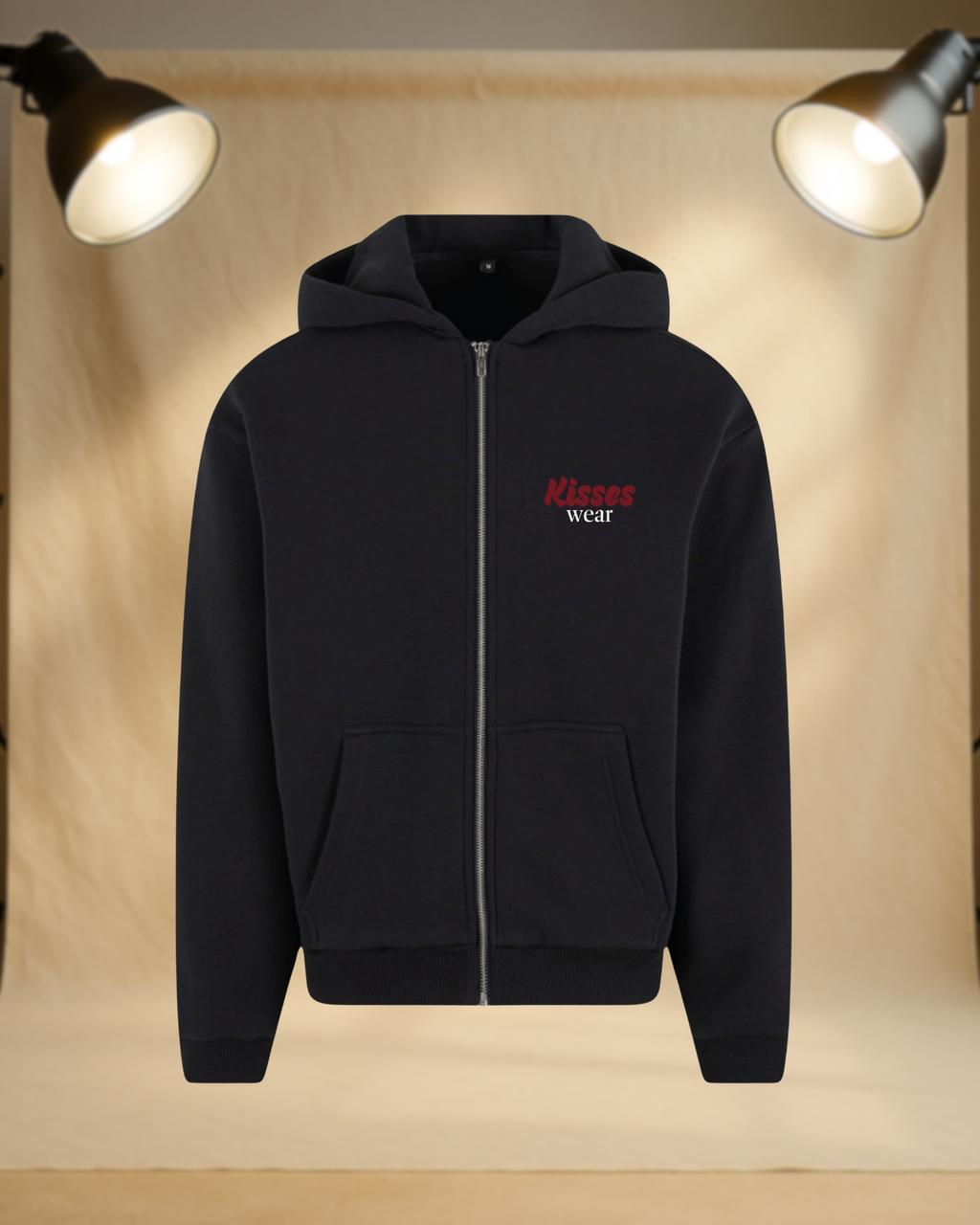 Zip Oversize "WAVY KISS"