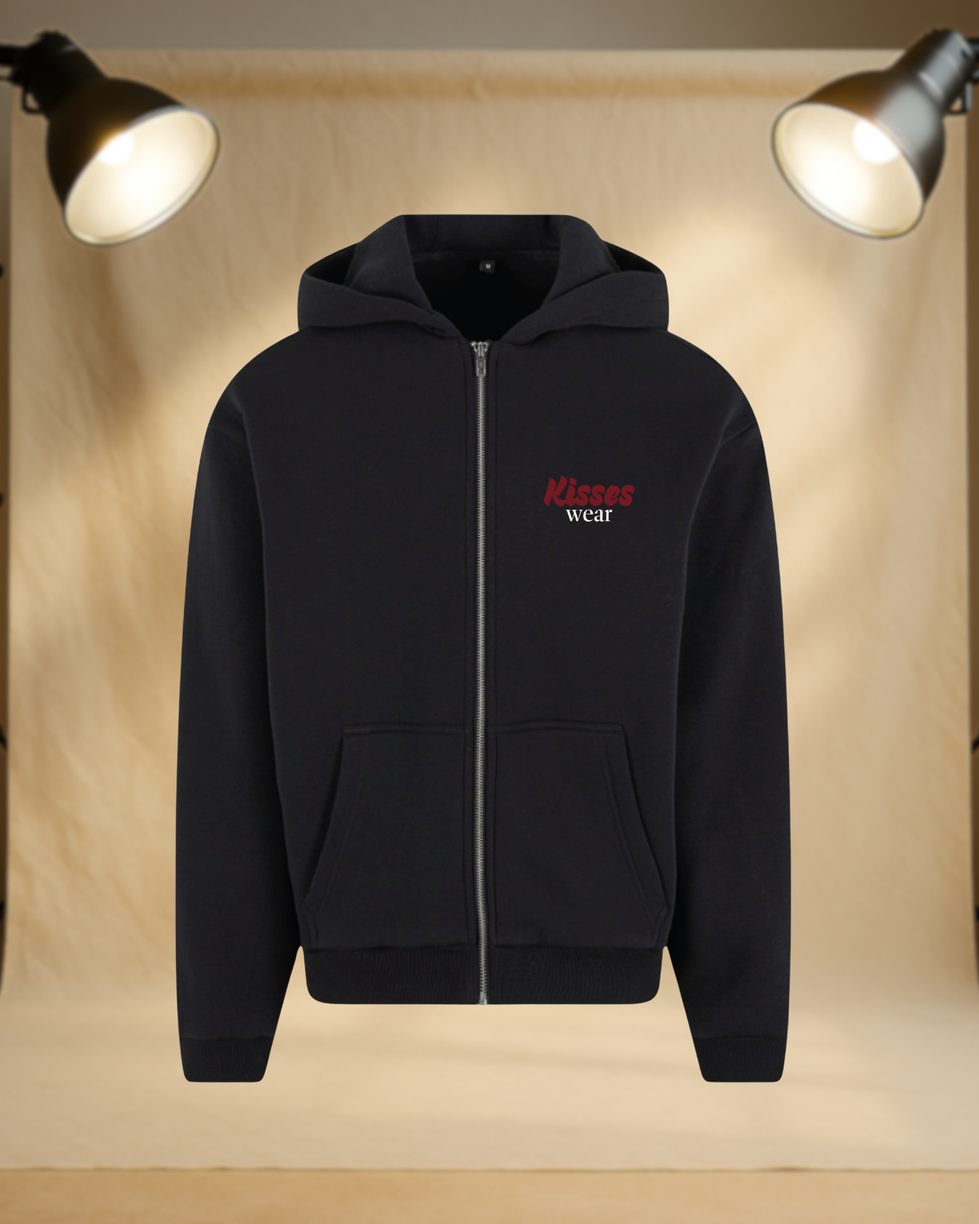 Zip Oversize "WAVY KISS"