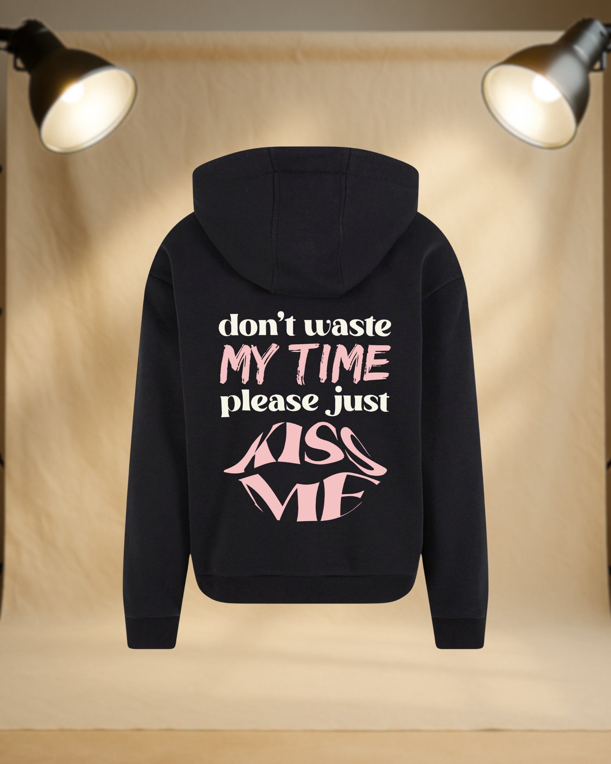 Hoodie Oversize "KISS ME"