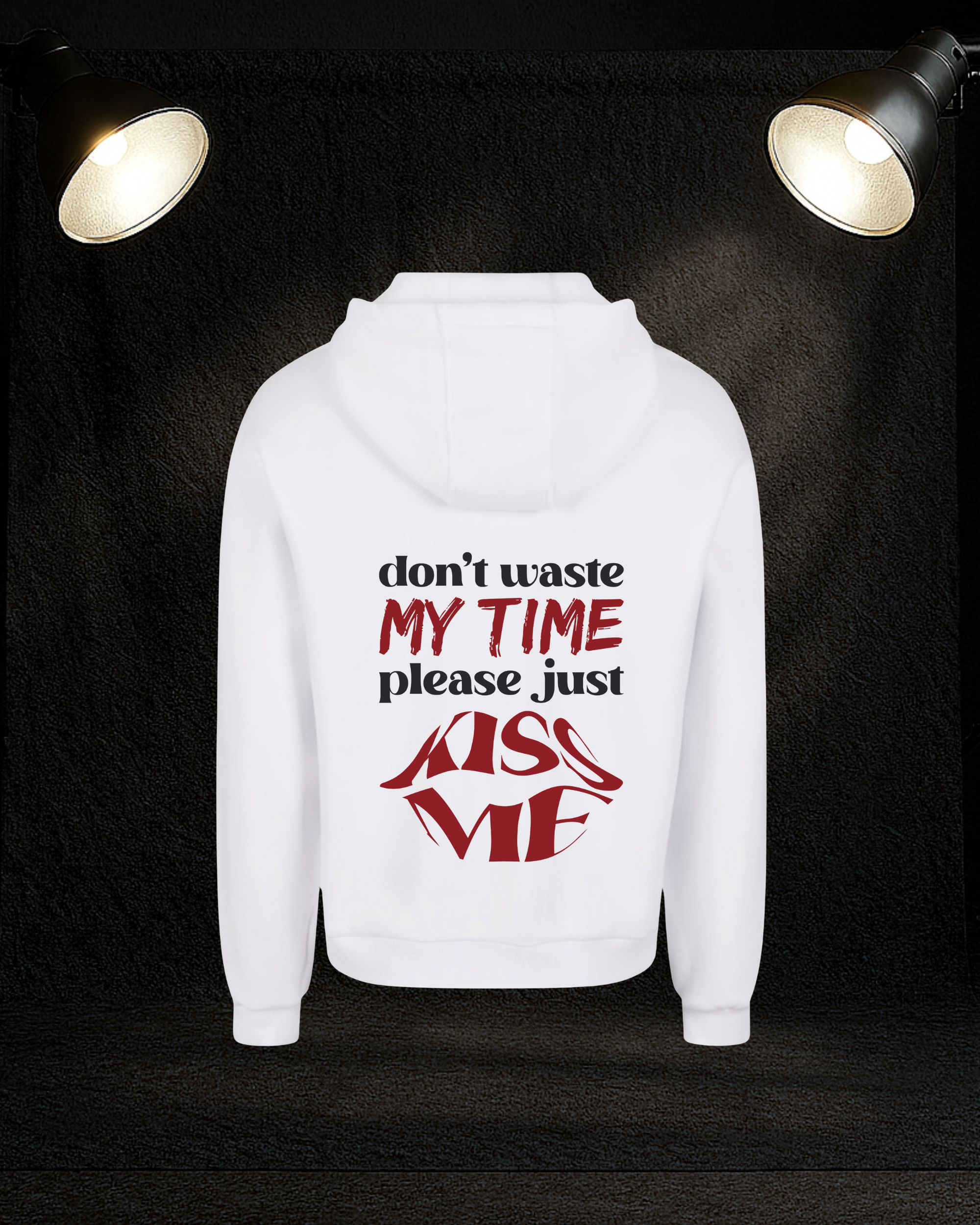 Hoodie Oversize "KISS ME"