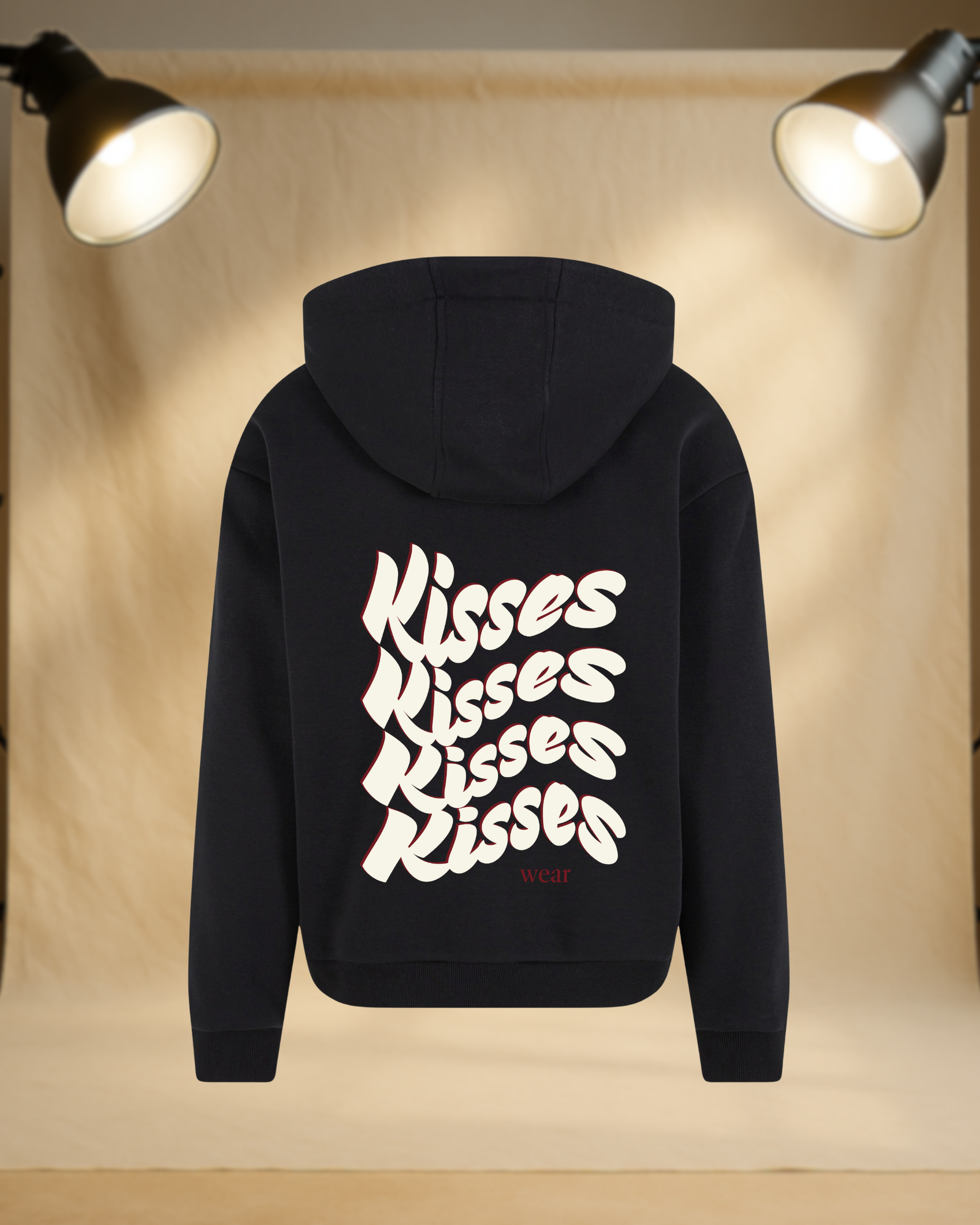 Hoodie Oversize "WAVY KISS"