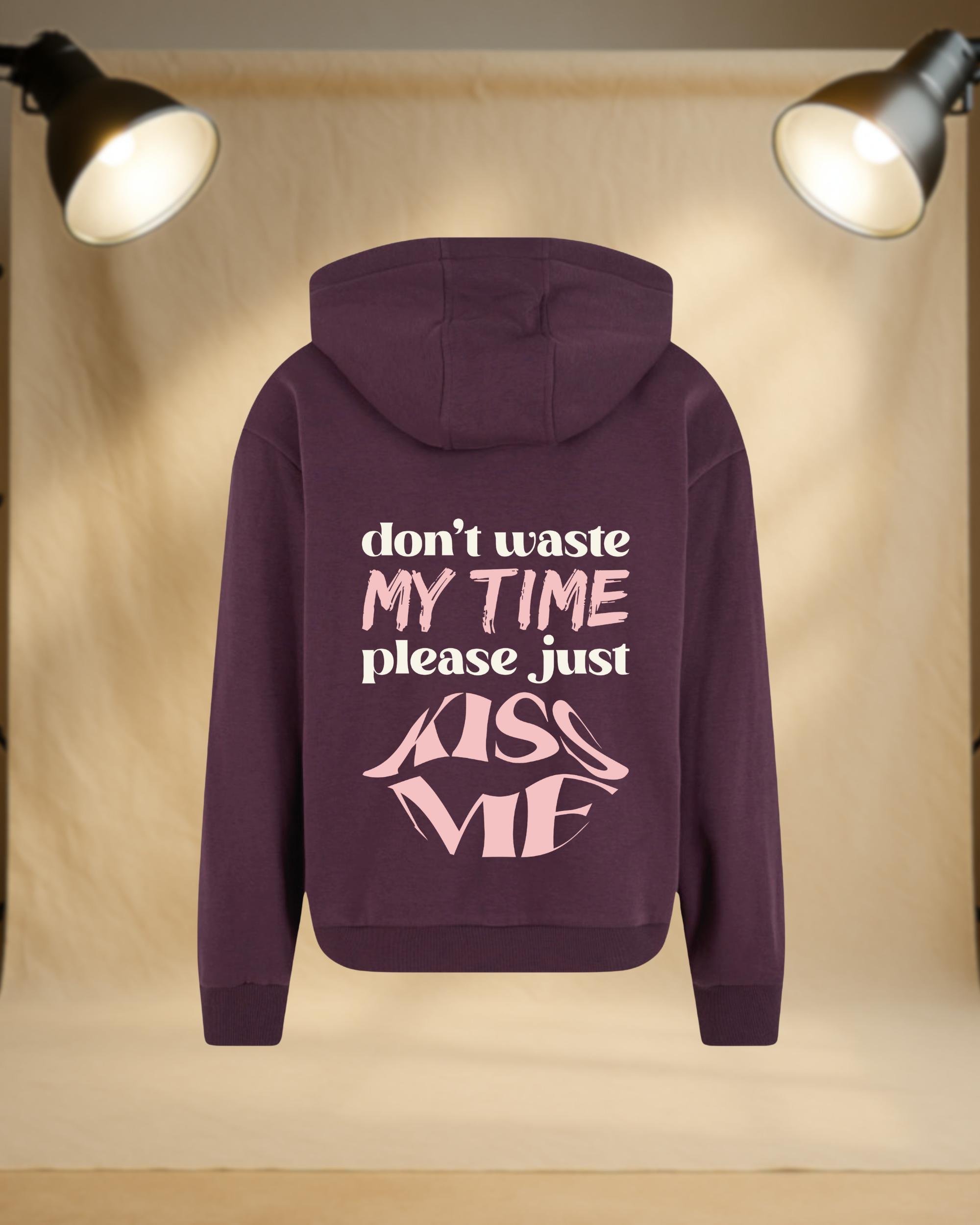 Hoodie Oversize "KISS ME"