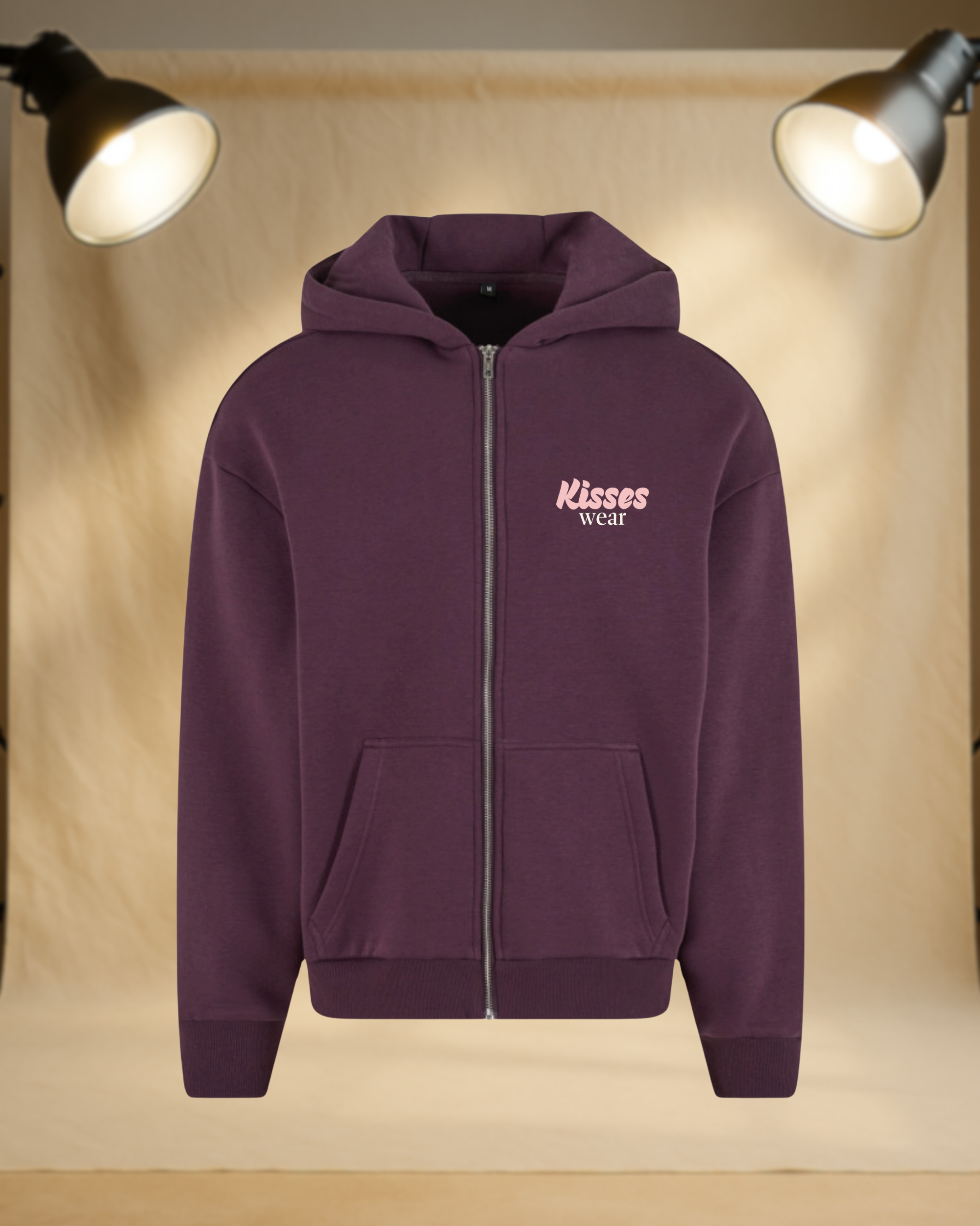 Zip Oversize "WAVY KISS"