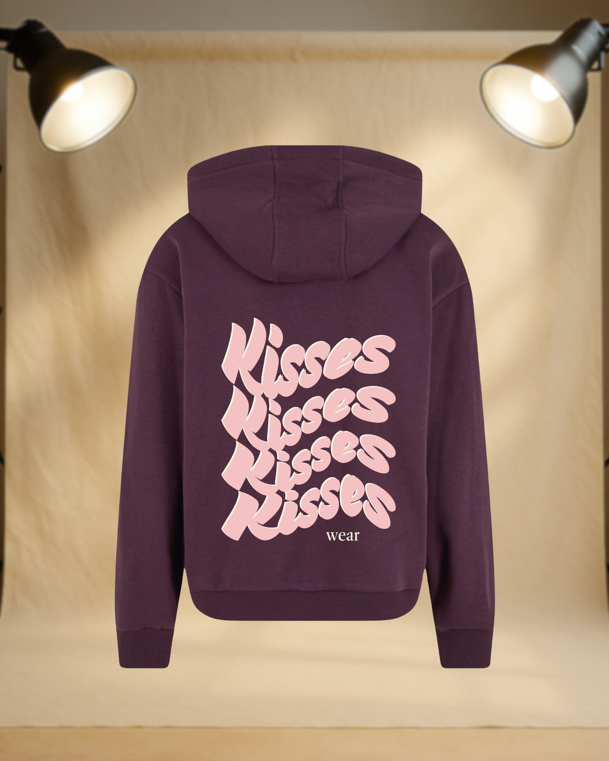 Hoodie Oversize "WAVY KISS"