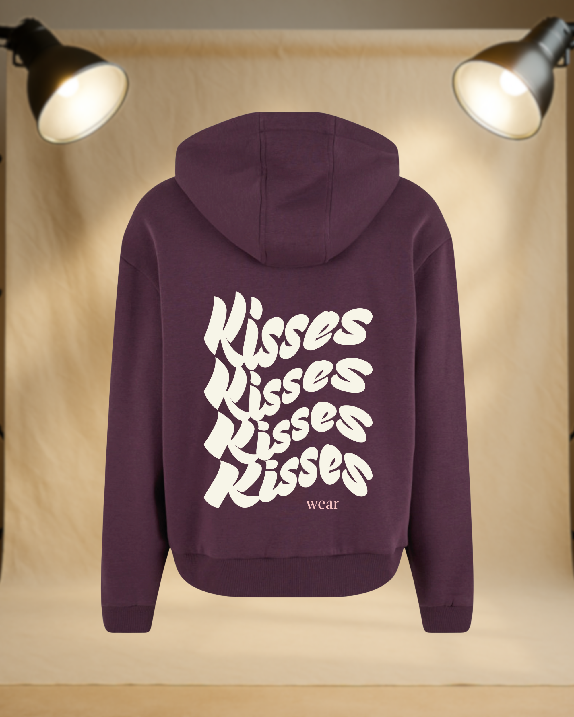 Zip Oversize "WAVY KISS"