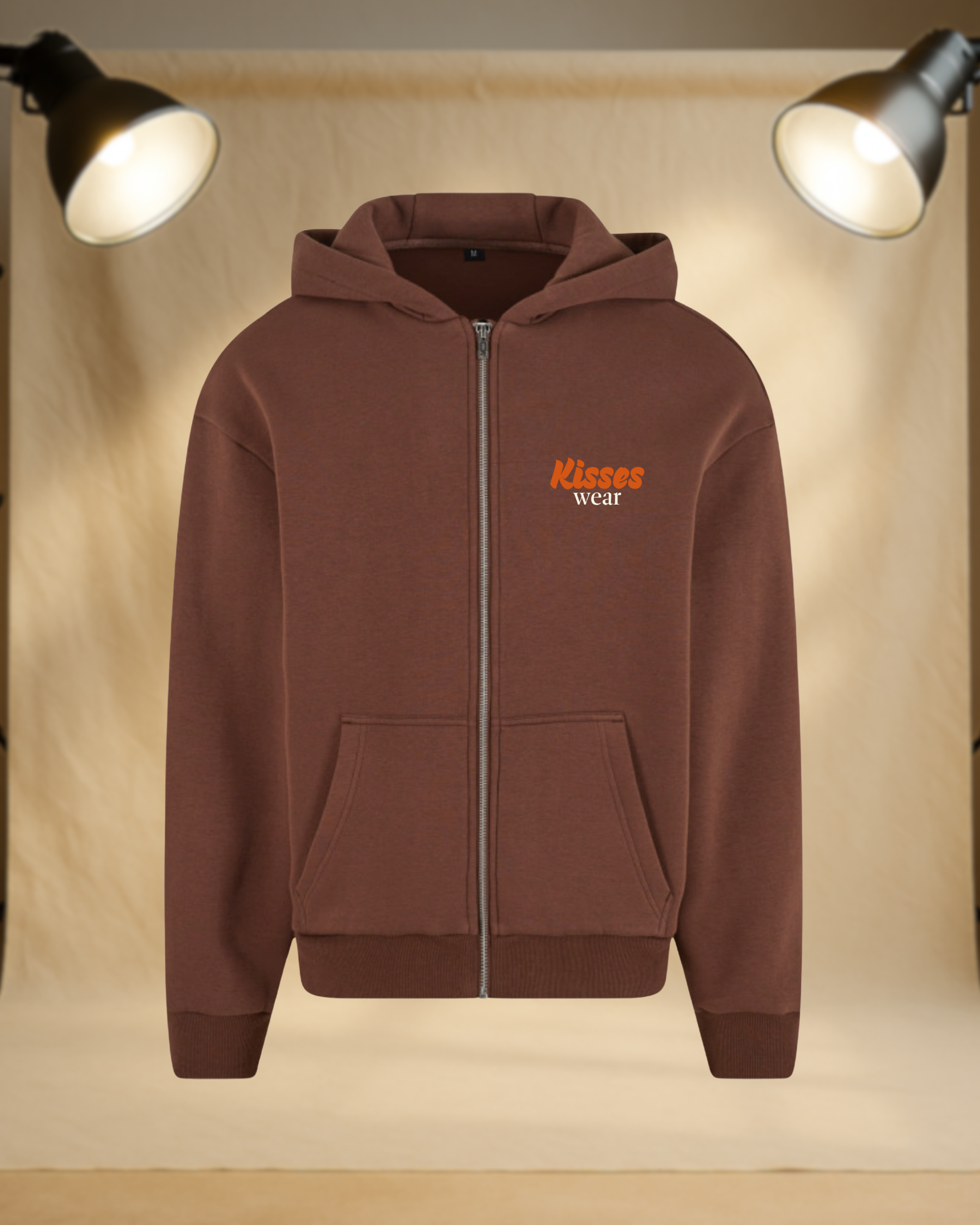 Zip Oversize "WAVY KISS"